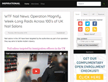 Tablet Screenshot of inspirationail.com